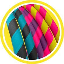 Load image into Gallery viewer, colourful striped hula hoops icon