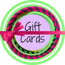 Load image into Gallery viewer, gift cards for hula hoops made in NZ