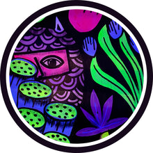 Load image into Gallery viewer, glow in the dark painting under UV light