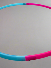 Load image into Gallery viewer, pink and blue polypro hula hoops made in nz