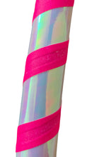 Load image into Gallery viewer, closeup of pearly pink shiny hula hoop