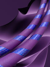 Load image into Gallery viewer, purple striped glitter hula hoop made in nz