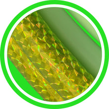 Load image into Gallery viewer, holographic lime hula hoop for beginners
