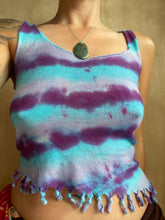 Load image into Gallery viewer, close up of woman wearing tiedye top