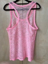 Load image into Gallery viewer, Pink Lace Tank Top