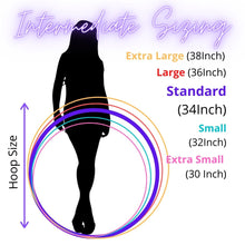 Load image into Gallery viewer, hula hoop sizing chart
