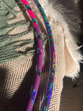 Load image into Gallery viewer, purple silver hula hoop