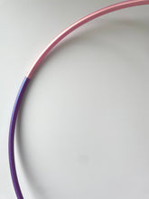 Load image into Gallery viewer, section of hula hoop in pink and purple polypro
