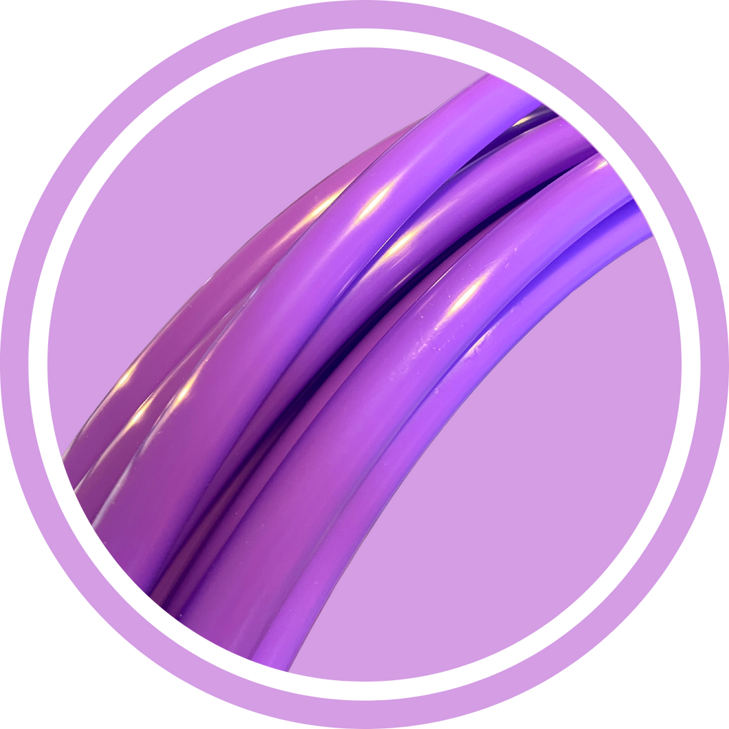 Purple Power UV Reactive Polypro Hula Hoop
