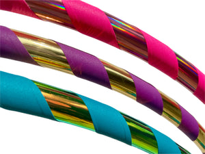 limited edition colourful shine hula hoops