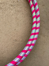 Load image into Gallery viewer, reflective tape pink hula hoop for sale
