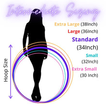 Load image into Gallery viewer, hula hoop sizing chart 
