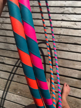 Load image into Gallery viewer, close up of taped hula hoops for adults 
