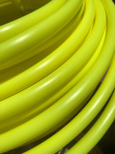 UV Yellow polypro hula hoop tubing