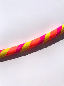 hula hoops for sale pink orange yellow weighted