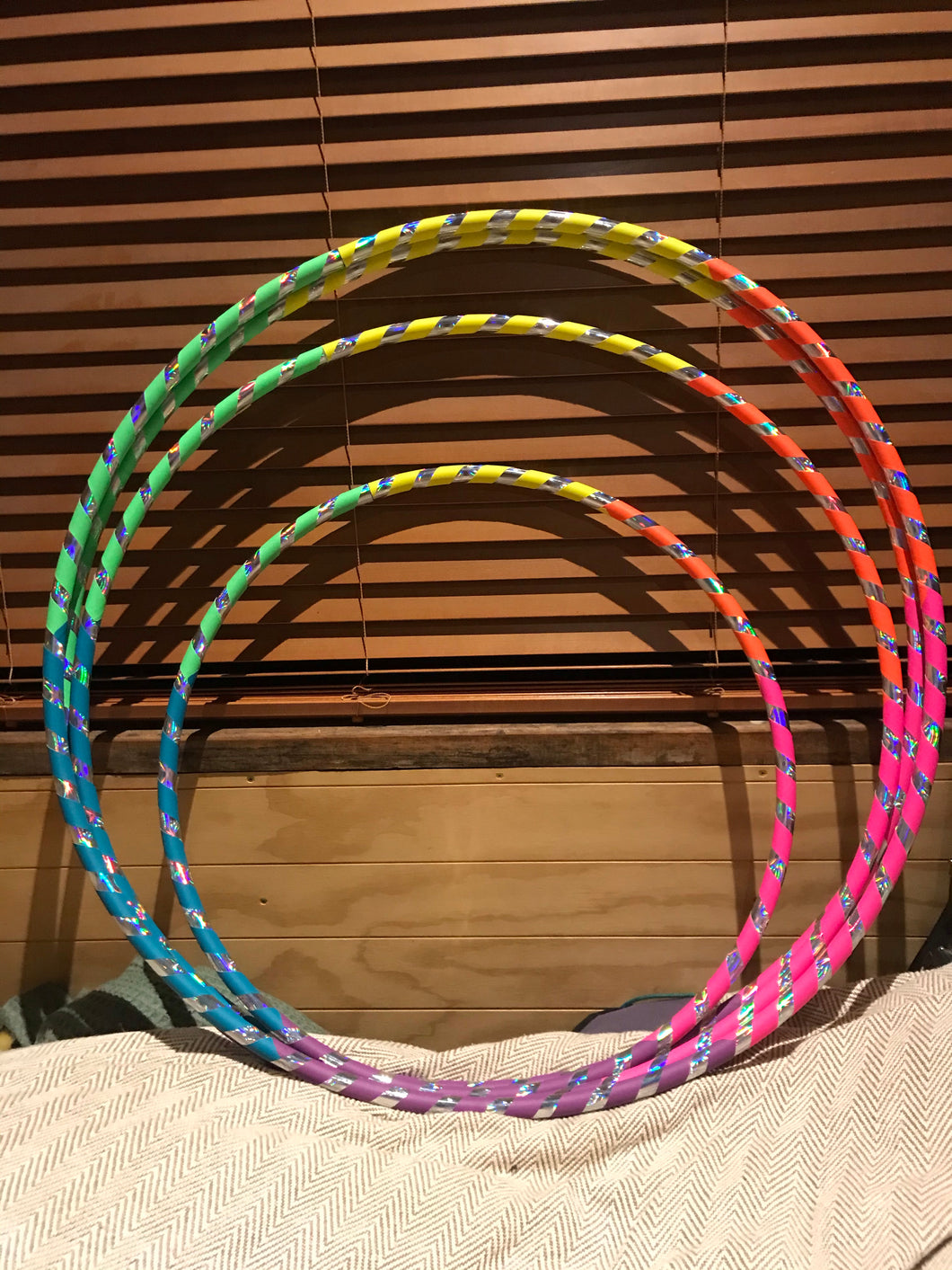 hula hoop rainbow colours kids